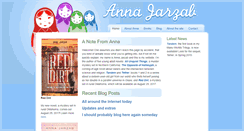 Desktop Screenshot of annajarzab.com
